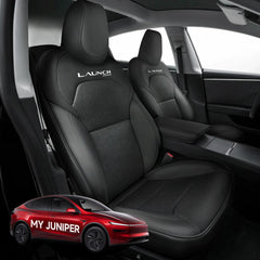 All-Inclusive Seat Cover for New Tesla Model Y Juniper 2025+ (With Launch Series Embroidery Logo) - Evooor