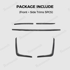 Tesla Model Y Juniper 2025+ Stainless Steel Bumper Guard Set - Front and Rear Protection Trim Kit - Evooor