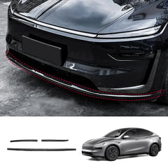 Tesla Model Y Juniper 2025+ Stainless Steel Bumper Guard Set - Front and Rear Protection Trim Kit - Evooor