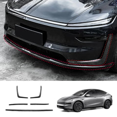 Tesla Model Y Juniper 2025+ Stainless Steel Bumper Guard Set - Front and Rear Protection Trim Kit - Evooor