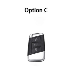 ABS Carbon Fiber Texture Car Key Case Cover For VW ID.3 2025 - Evooor