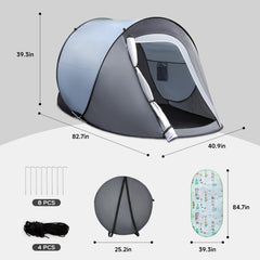Portable Trunk Bed Pop-Up Camping Tent for Cybertruck - Evooor
