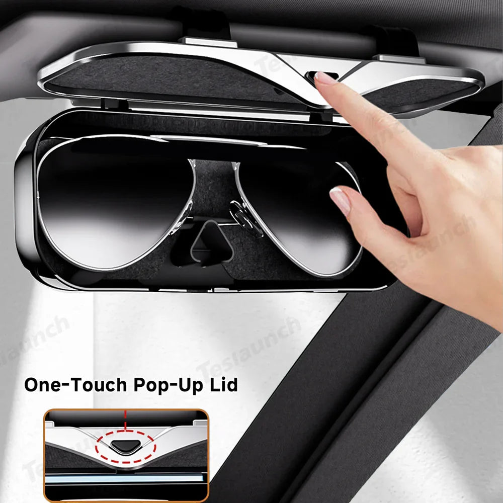 Universal Car Sun Visor Organizer for Glasses - Fits All Car Models - Evooor