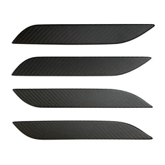 Enhanced Model S Carbon Fiber Door Handle Covers - 4-Piece Set for 2012-2020 Models