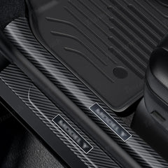 Tesla Model Y Juniper 2025+ 8-Piece Carbon Fiber Door Sill Guard Kit for Enhanced Protection - Evooor
