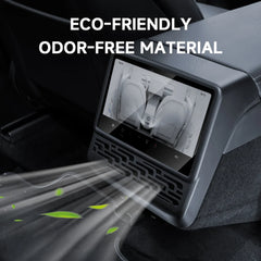 All-in-One Central Screen Tempered Glass & Frame Cover for Tesla Model Y Juniper 2025+