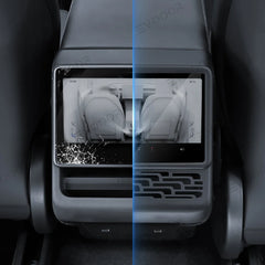 All-in-One Central Screen Tempered Glass & Frame Cover for Tesla Model Y Juniper 2025+