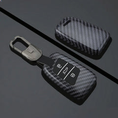 ABS Carbon Fiber Texture Car Key Case Cover For VW ID.3 2025 - Evooor