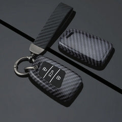 ABS Carbon Fiber Texture Car Key Case Cover For VW ID.3 2025 - Evooor