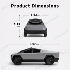 Wireless Charging Station with Cybertruck Design for Universal Vehicle Use - Evooor