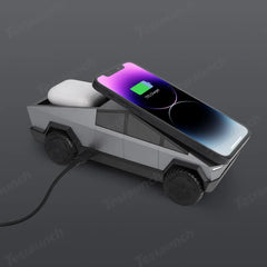 Wireless Charging Station with Cybertruck Design for Universal Vehicle Use - Evooor