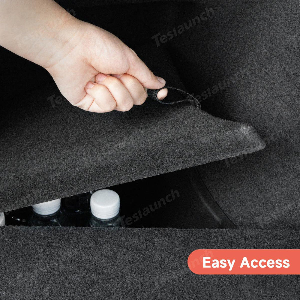TPE Rear Trunk Side Storage Box for Tesla Model Y Juniper 2025+ (2 Pcs) - Evooor