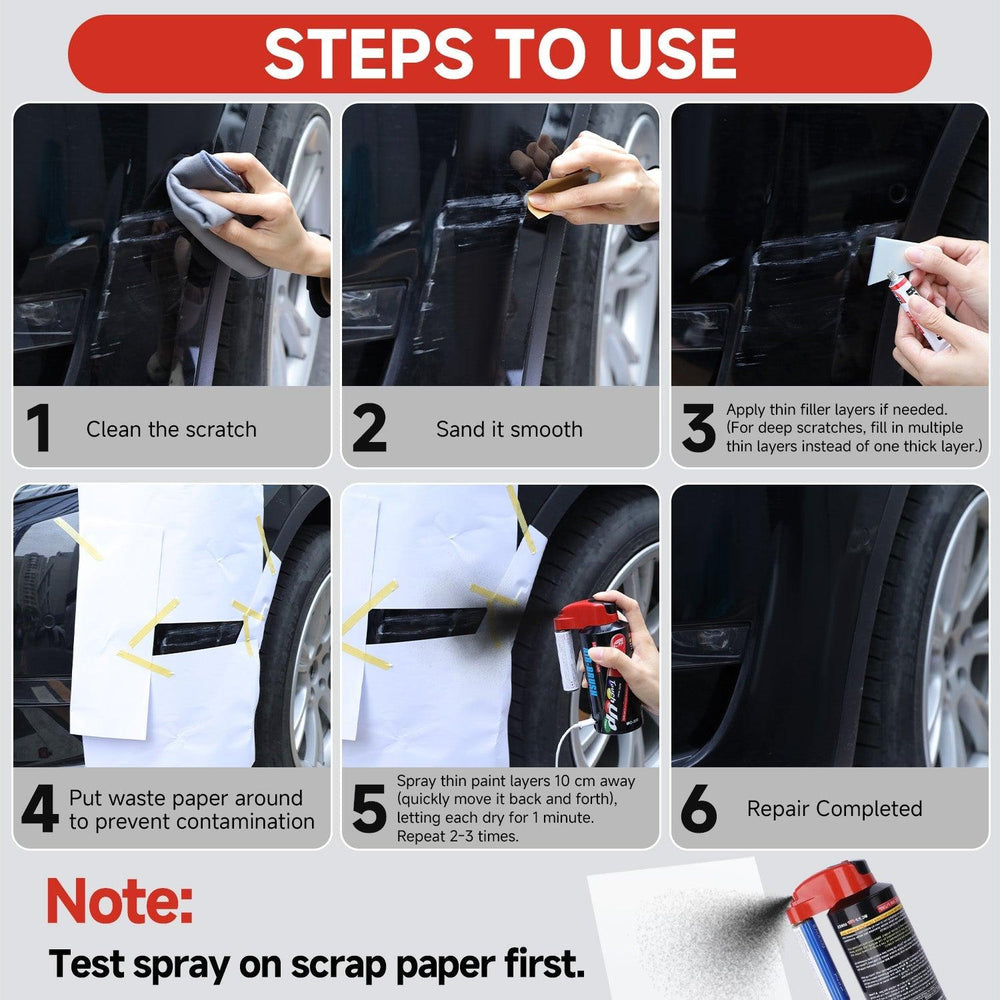 Electric Paint Sprayer Kit for Metal Surfaces - Professional Repair Tool - Evooor