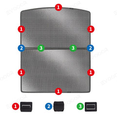 Tesla Model S Upgrade Built-in Reflective Sunroof Sunshade - Lightweight Reflective Silver Coated Sun Visor - Evooor