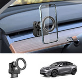 Tesla Model Support magnétique pour téléphone de tableau de bord 3/Y avec technologie Magsafe pour un maintien sûr
