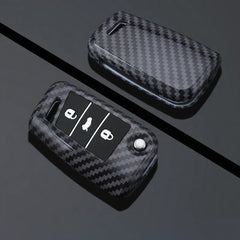 ABS Carbon Fiber Texture Car Key Case Cover For VW ID.3 2025 - Evooor