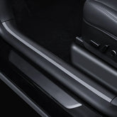 Premium Dier- a Kofferraumdëschschutz aus Kuelestofffaser fir Tesla Model Y (2021-2024)