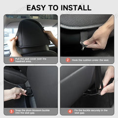 Premium Airflow Seat Covers for Tesla Cybertruck 2024+ - Enhance Comfort and Style! - Evooor