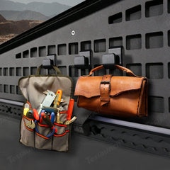 Hooks for MOLLE Panels & Vault Cargo Divider for Cybertruck - Evooor