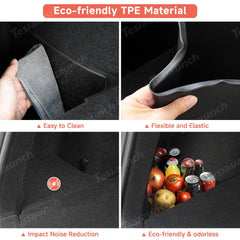 TPE Rear Trunk Side Storage Box for Tesla Model Y Juniper 2025+ (2 Pcs) - Evooor