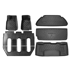 Tesla Model X Floor Mats Trunk Mat Cargo Liner for All Weather (2015-2020)