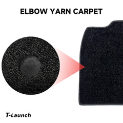 2024+ Model 3 Highland Floor Mats All Weather Double Layer Flocking Tpe For Tesla