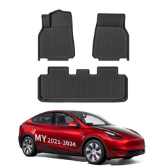 Model Y All Weather TPE Interior Floor Mats Cargo Liners Set for Tesla(2021-2024)