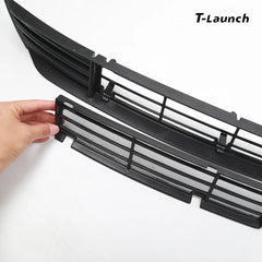 Tesla Model 3 2024+ Front Bumper Stainless Steel Radiator Grille Insert Deflector