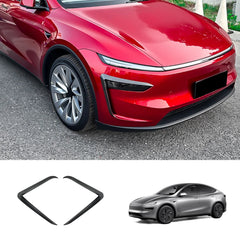 Aerodynamic Front Bumper Canard Trim Set for Tesla Model Y Juniper 2025+ - Evooor