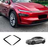 Aerodynamic Front Bumper Canard Trim Set for Tesla Model Y Juniper 2025+ - Evooor