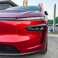 Aerodynamic Front Bumper Canard Trim Set for Tesla Model Y Juniper 2025+ - Evooor