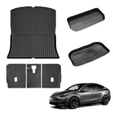 Ajustement personnalisé Tesla Model Tapis de coffre avant et arrière en Y-Protection pour le rangement des bagages (2020-2024)