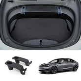Protective Trunk Bolt Cover Kit with Secure Hook Clips for Tesla Model 3 (2021-2023)