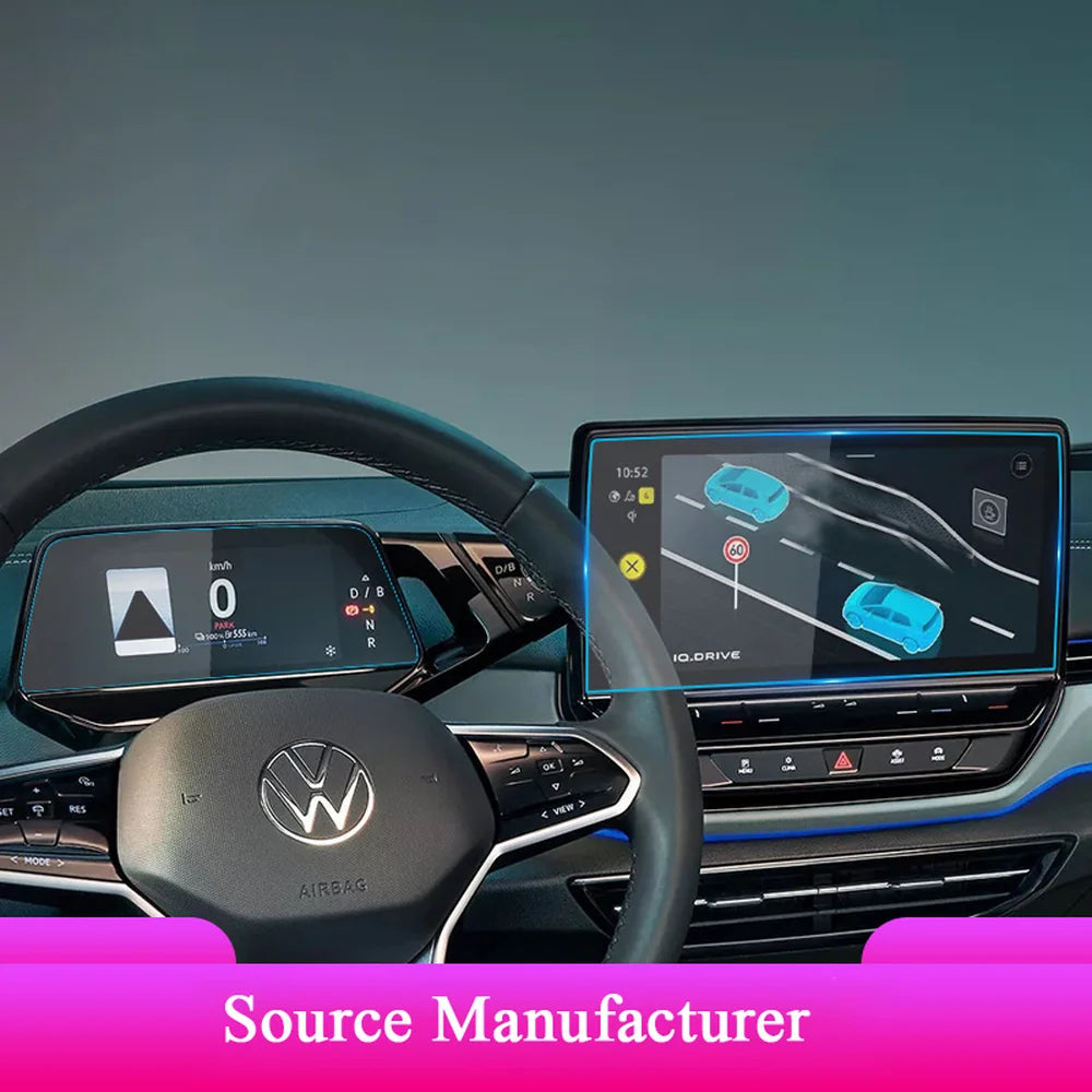 Tempered Glass Center Console Protective Film For VW ID.4 2021-2025 - Evooor