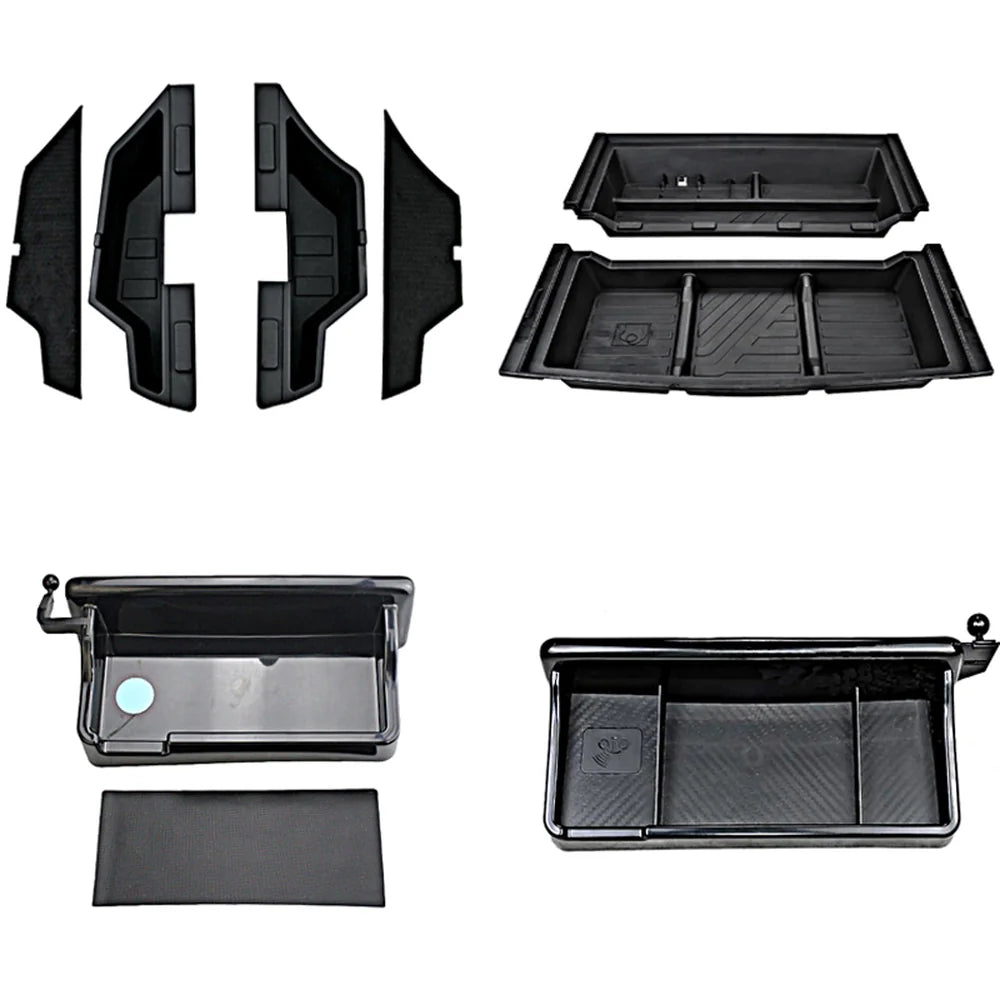 ABS Dashboard Storage Box Organizer With Phone Holder For VW ID.4 2022-2025 - Evooor