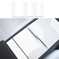 Premium Vinyl Center Console Skin Guard for Tesla Model 3 - Protective Wrap for Highland 2024+ Configuration - Evooor