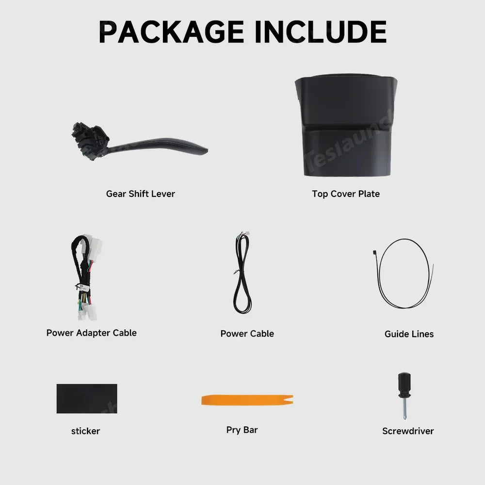 Genuine Juniper Model Y 2025+ Custom Gear Selector Kit for Tesla Vehicles - Evooor