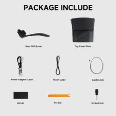 Genuine Juniper Model Y 2025+ Custom Gear Selector Kit for Tesla Vehicles - Evooor