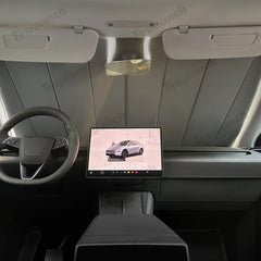 Premium Graphite-Infused Front Window Shade for Tesla Model 3 (2017+)/ Model Y (2020+): UV Protection and Heat Shield - Evooor