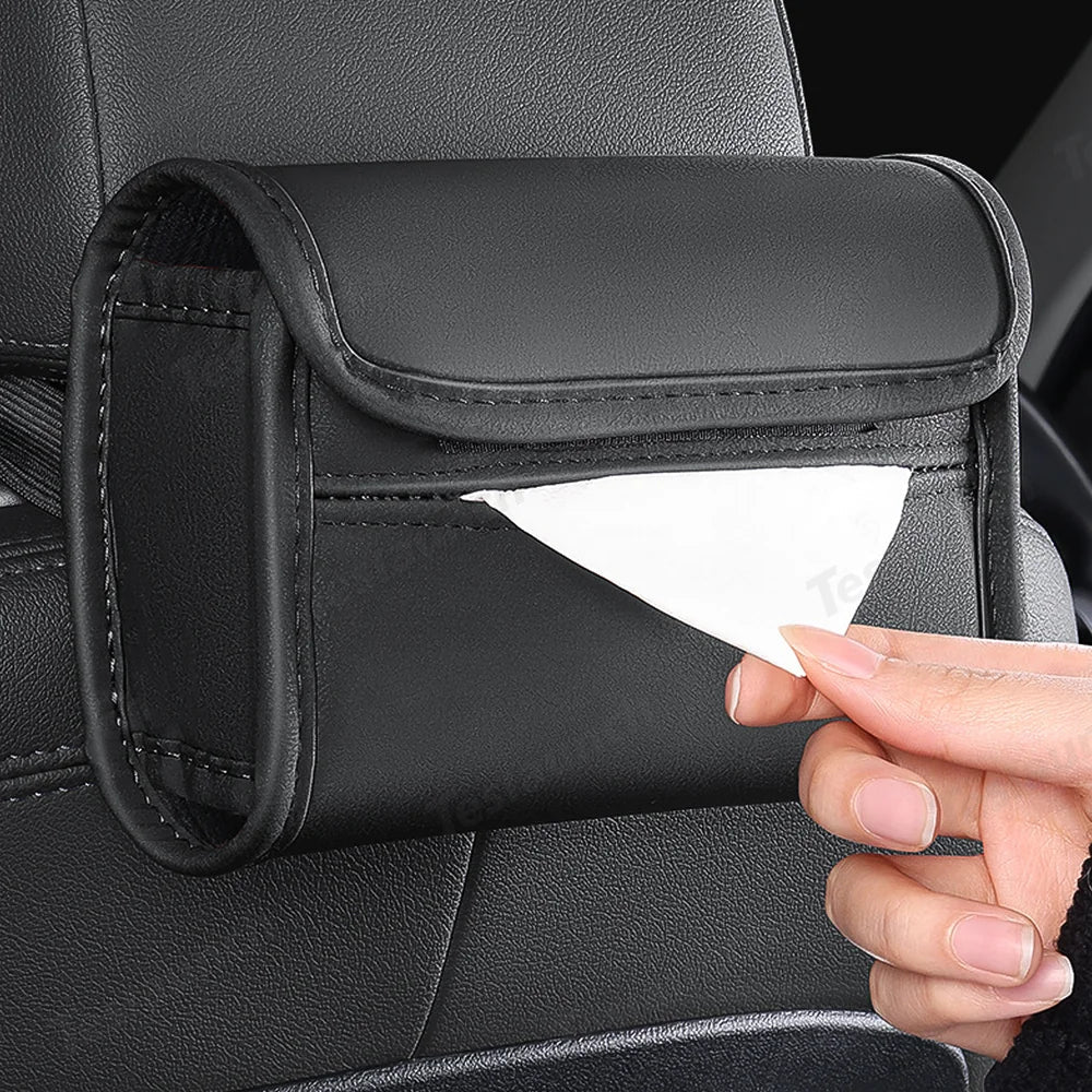 Convenient Universal Car Tissue Holder for Easy Access While Driving - Evooor