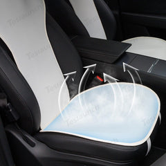 Ice Silk Breathable Air Mesh Seat Cushion for Tesla Model Y Juniper 2025+ - Evooor