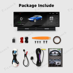 Nagyfelbontású 10,88" Tesla Model 3/Y/Cybertruck műszerfal képernyő tiszta kijelzővel