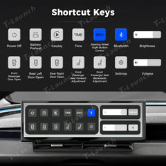 Nagyfelbontású 10,88" Tesla Model 3/Y/Cybertruck műszerfal képernyő tiszta kijelzővel