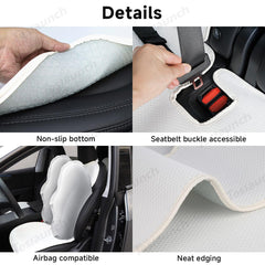 Ice Silk Breathable Air Mesh Seat Cushion for Tesla Model Y Juniper 2025+ - Evooor