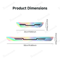 Durable Door Sill Guards with Laser-Finish for Tesla Model Y Upgrade (Set of 4) - Evooor