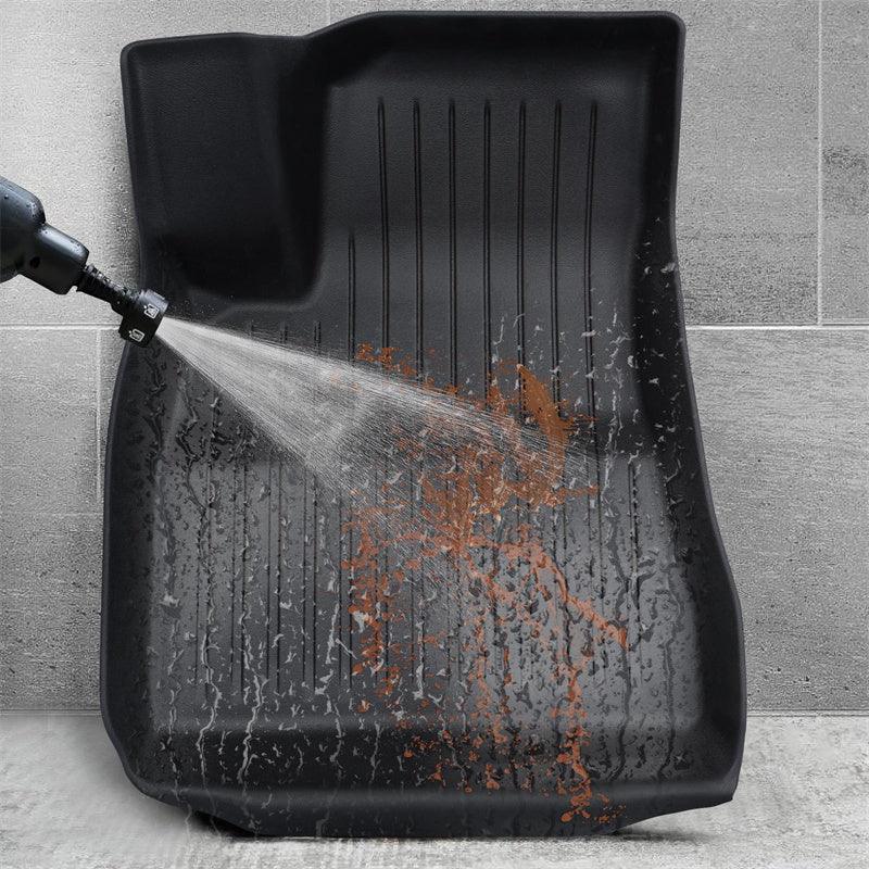 Model S All Weather TPE Interior Floor Mats Cargo Liners Set for Tesla (2022-2024) - Evooor