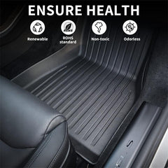 Model S All Weather TPE Interior Floor Mats Cargo Liners Set for Tesla (2022-2024) - Evooor
