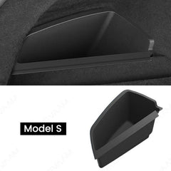 Tesla Model S 2023+ Rear Trunk Storage Organizer with Convenient Side Compartments - Evooor
