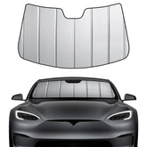 High-Quality Foldable Car Sunshade for Tesla Model S with Enhanced UV Protection - Evooor