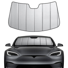 High-Quality Foldable Car Sunshade for Tesla Model S with Enhanced UV Protection - Evooor
